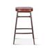 Wellington Backless Leather Bar Stool by Home Trends & Design