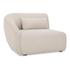 Amelia Left Arm Facing Chair Warm White by Moes Home