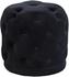 Joshua Ottoman/Stool In Black Velvet by Meridian Furniture