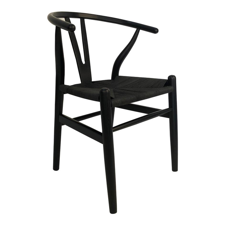 VENTANA DINING CHAIR BLACK by Moes Home