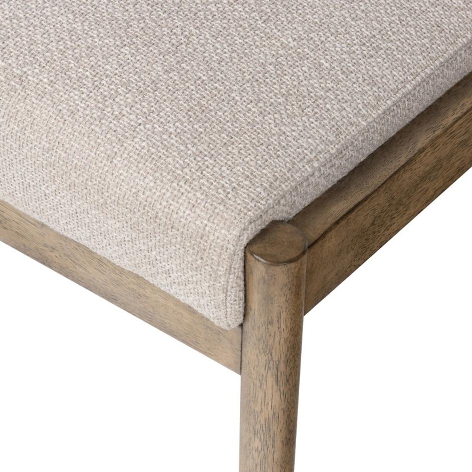 Hito Dining Chair In Gibson Taupe And Heirloom Greywash And Brushed Silver by Four Hands
