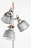 Hentz Three Light Floor Lamp - Silver by GALLA HOME