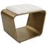Hoop Small Gold Bench by Uttermost