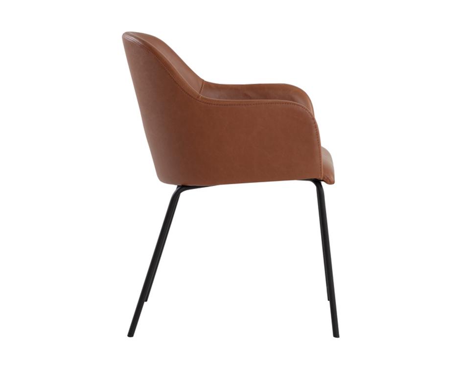 HENSLEY DINING ARMCHAIR - HAZELNUT by Sunpan