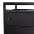 Shadow Box Nightstand In Black by FOUR HANDS