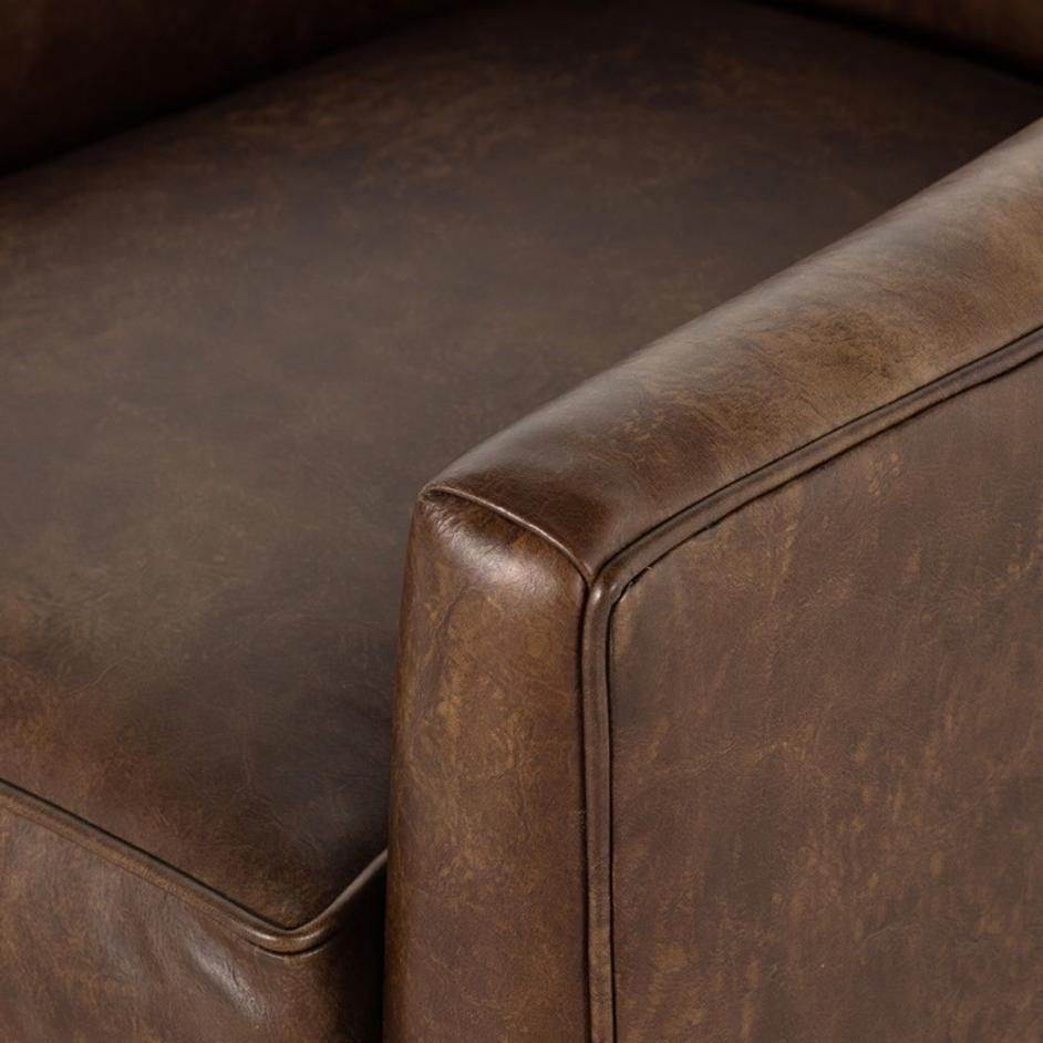 Quinton Swivel Chair - Arvada Cigar by Four Hands