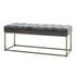 Darius Fabric Bench In Opus Gray by New Pacific Direct
