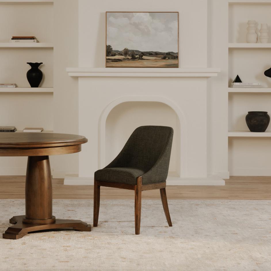 Edward Dining Chair Heather Green by Moes Home