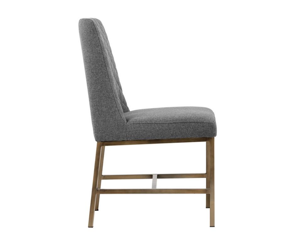 Leighland Dining Chair - Dark Grey by Sunpan