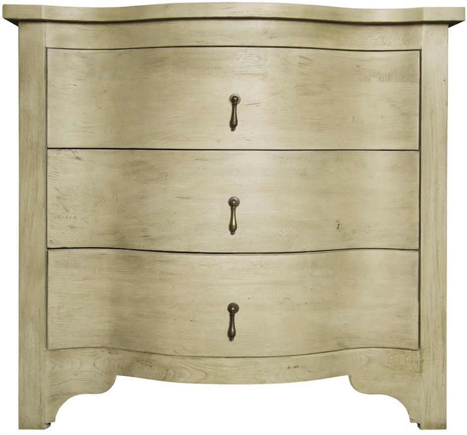 Curved Front Side Table by Noir Furniture