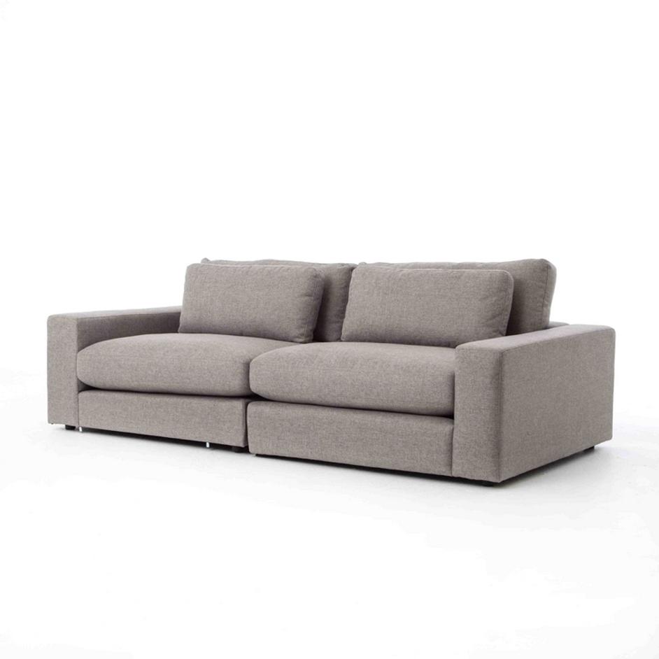 Bloor Sectional Laf in Chess Pewter by FOUR HANDS