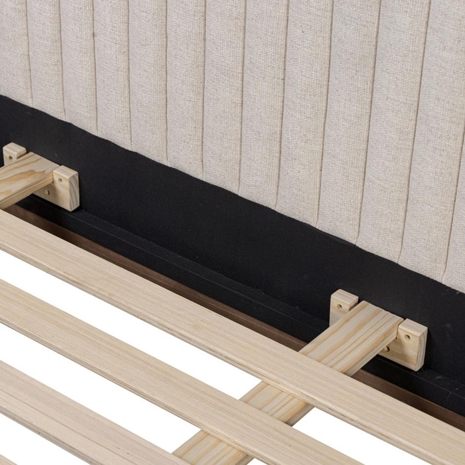 Montgomery King Bed - Thames Cream by Four Hands