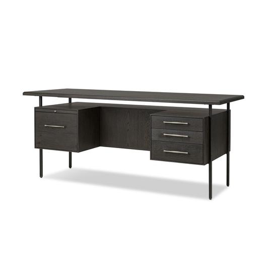 Lauren Desk - Charcoal Oak Resawn Veneer by Four Hands