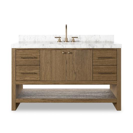 Anthem Single Wide Vanity - Washed Natural Veneer by Four Hands