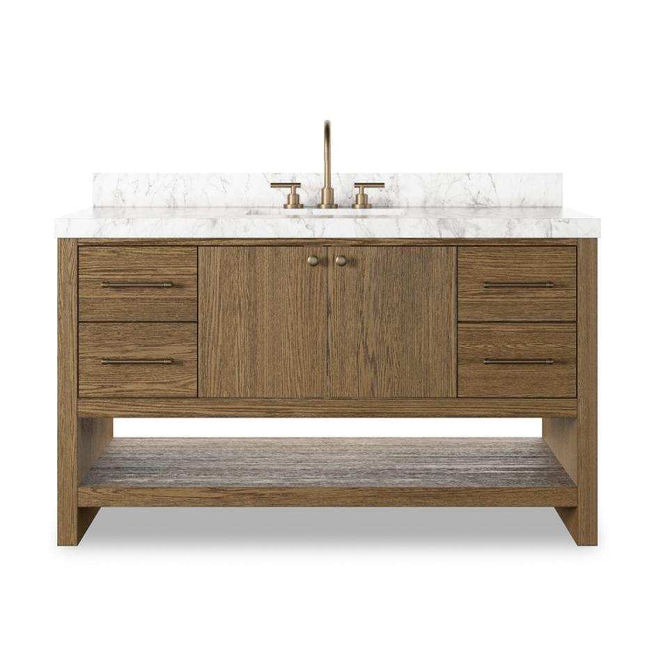 Anthem Single Wide Vanity - Washed Natural Veneer by Four Hands