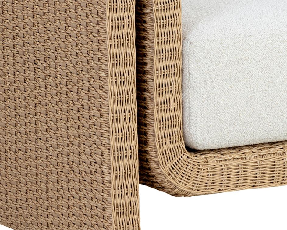 TIBI ARMCHAIR - NATURAL - LOUIS CREAM by Sunpan