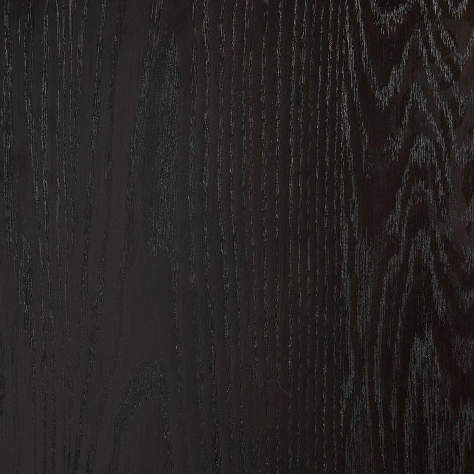 Afton Sideboard In Charcoal Oak And Charcoal Oak Veneer And Smooth Hammered Bronze by Four Hands