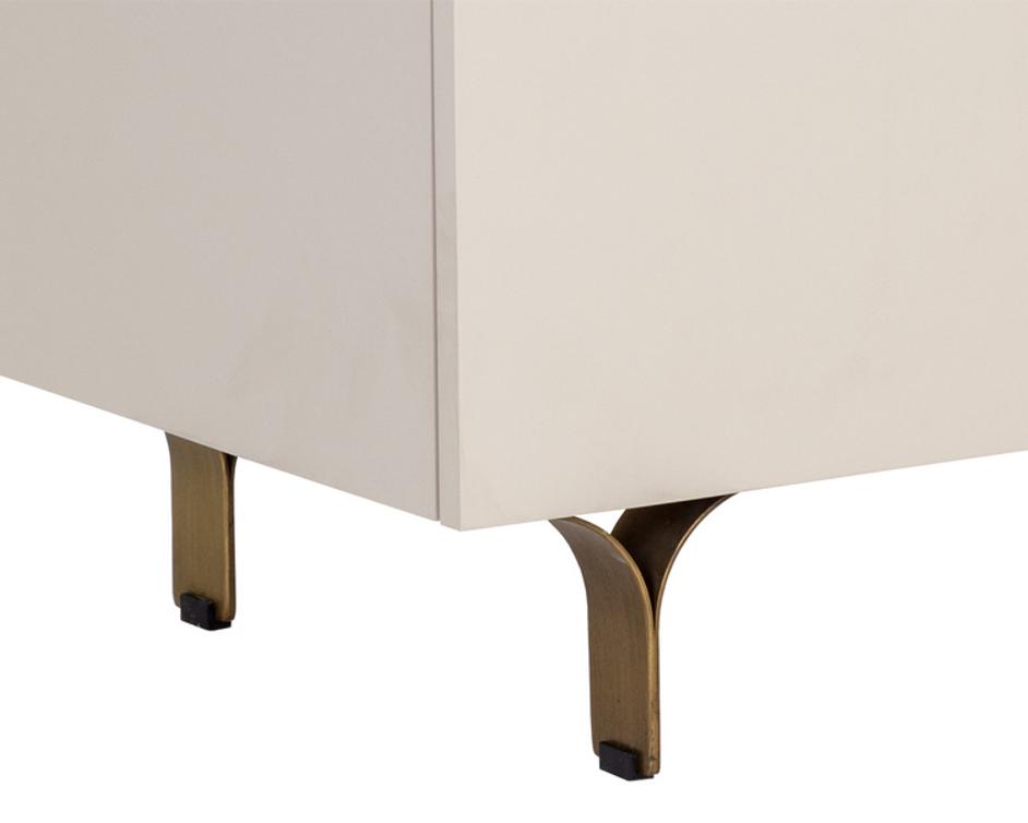 CELINE NIGHTSTAND - LARGE - CREAM by Sunpan