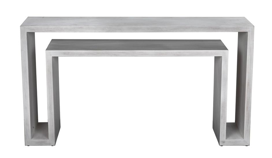 Caine Console, White Wash by Noir Furniture