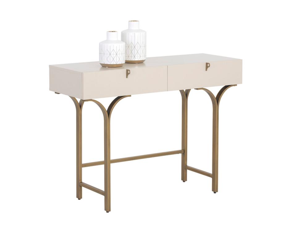 CELINE CONSOLE TABLE - CREAM by Sunpan