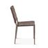 Copenhagen 18" Buffalo Leather and Iron Dining Chair, Brown by Home Trends & Design