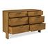 Lachlan 6 Drawer Dresser Brown by Moes Home