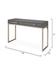 Kain Faux Shagreen Console, Grey by Jamie Young