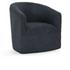 Valencia Swivel Accent Chair Blue by Classic Home