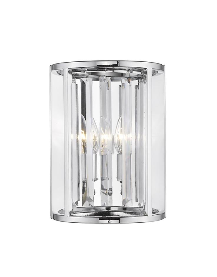 Monarch 2 Light Wall Sconce in Chrome Finish by Z-Lite