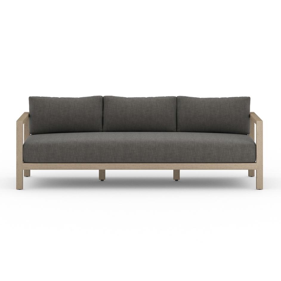 Sonoma Outdoor Sofa In 88" In Brown/Charcoal by FOUR HANDS