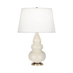 Bone Small Triple Gourd Accent Lamp by Robert Abbey