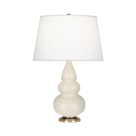 Bone Small Triple Gourd Accent Lamp by Robert Abbey