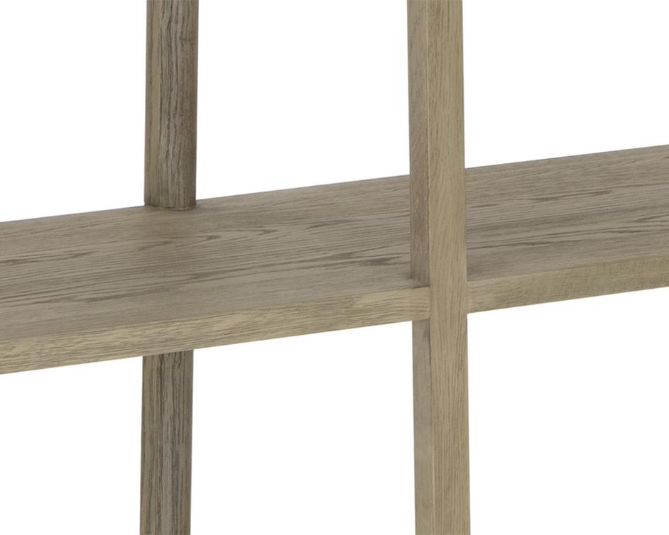 DONCASTER LOW BOOKCASE - SMOKE GREY by Sunpan