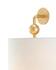 Tavey Gold Wall Sconce In Contemporary Gold Leaf by Currey & Company