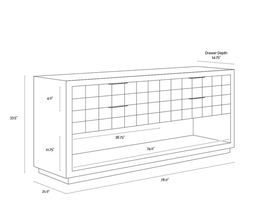 AKAVA DRESSER by Sunpan