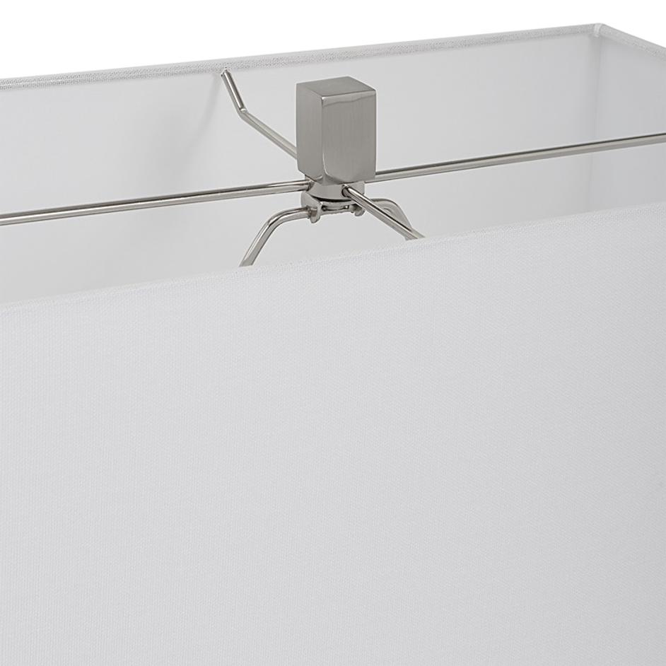 Pillar White Marble Table Lamp by Uttermost