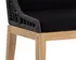 SORRENTO DINING CHAIR - NATURAL - ARASHI BLACK by Sunpan