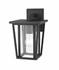 Seoul 1 Light Outdoor Wall Sconce in Black Finish by Z-Lite