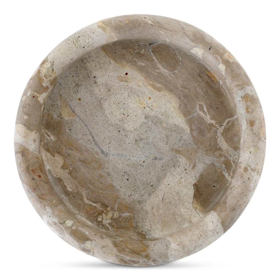 Anais Catchall Beige Marble by Moes Home