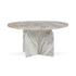Reilly Marble Round Coffee Table by Classic Home
