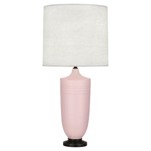 Matte Woodrose Michael Berman Hadrian Table Lamp by Robert Abbey