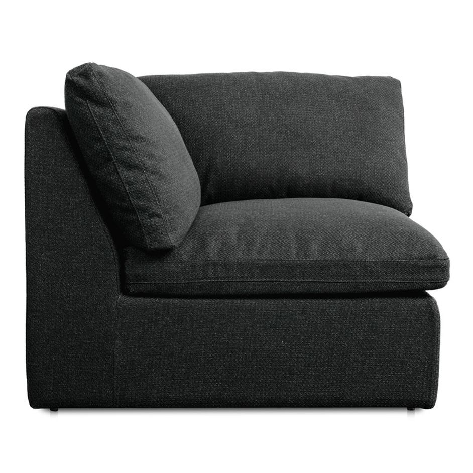 Miles Outdoor Corner Speckled Charcoal by Moes Home