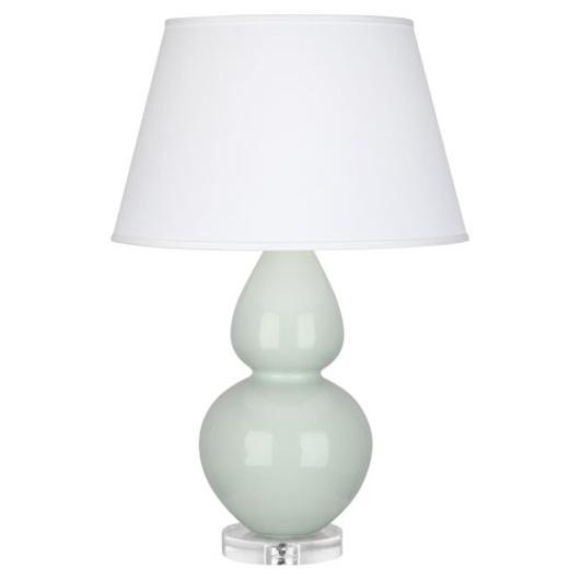 Celadon Double Gourd Table Lamp by Robert Abbey
