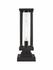 Glenwood 1 Light Outdoor Pier Mounted Fixture in Black Finish by Z-Lite