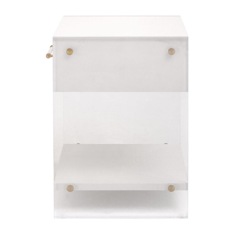Sonia Shagreen 1-Drawer Nightstand by Essentials For Living