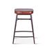 Wellington Backless Leather Counter Stool by Home Trends & Design
