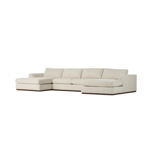 Colt 3Pc U Sectional In Merino Cotton by FOUR HANDS