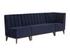 KOSOVO BANQUETTE - BROWN - ABBINGTON NAVY by Sunpan