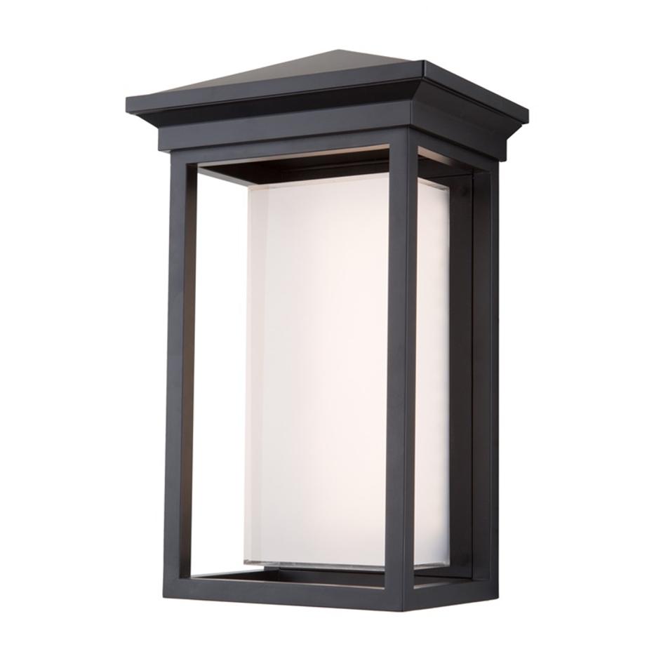 Overbrook AC9132BK Outdoor Wall Light in Black by Artcraft