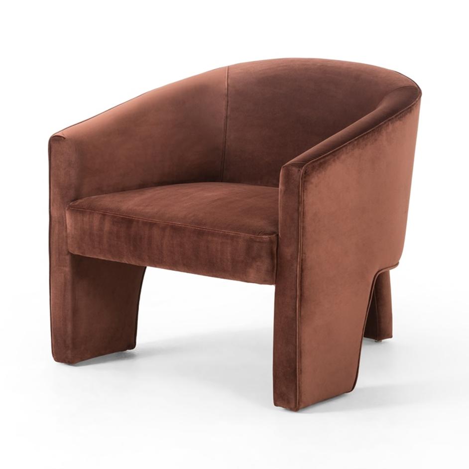 Fae Chair In Surrey Auburn by FOUR HANDS